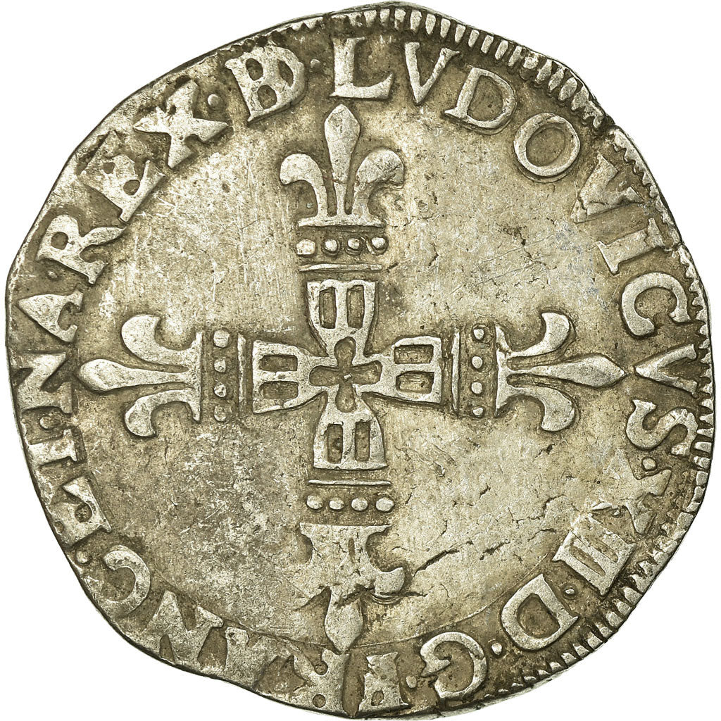 Münze, Frankreich, Louis XIII, 1/4 Écu de Béarn, 1/4 Ecu, 1621, Pau, SS