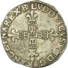 Münze, Frankreich, Louis XIII, 1/4 Écu de Béarn, 1/4 Ecu, 1621, Pau, SS