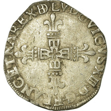 Coin, France, Louis XIII, 1/4 Écu de Béarn, 1/4 Ecu, 1622, Morlaas, VF(30-35)