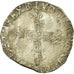 Moneda, Francia, Louis XIII, 1/4 Écu de Béarn, 1/4 Ecu, 1627, Morlaas, BC+