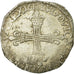 Coin, France, Louis XIII, 1/4 Écu à la croix, 1/4 Ecu, 1612, Rennes
