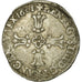 Moeda, França, Henri IV, 1/4 Ecu, 1601, Bayonne, EF(40-45), Prata, Sombart:4686
