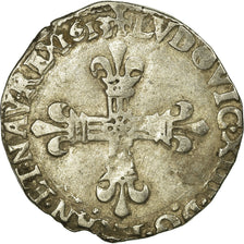 Coin, France, Louis XIII, 1/4 Écu à la croix, 1/4 Ecu, 1613, Nantes