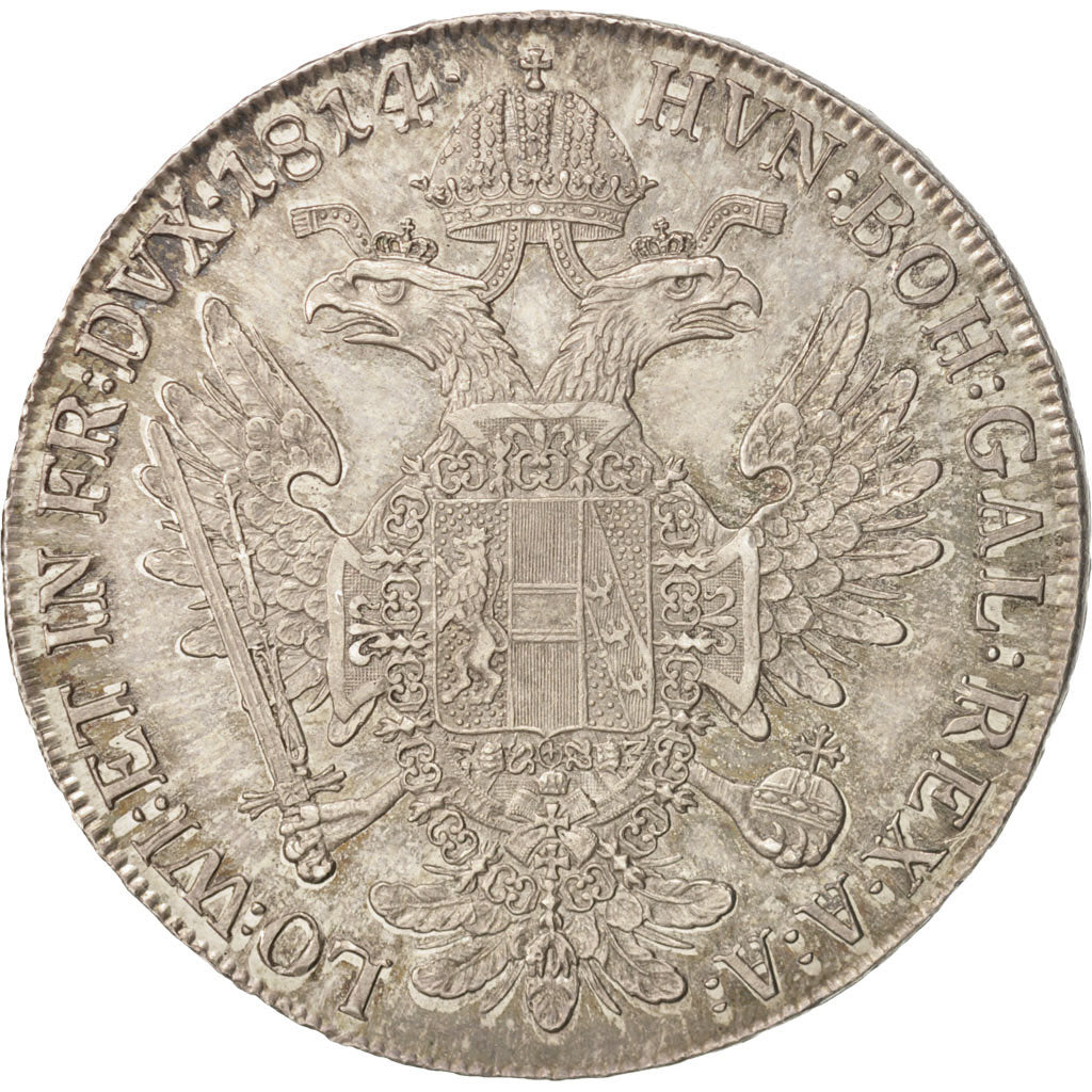 Monnaie, Autriche, Franz II (I), Thaler, 1814, Vienne, SUP+, Argent, KM:2161