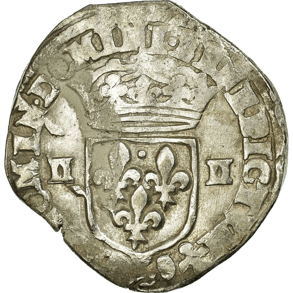 Moneta, Francia, Louis XIII, 1/4 Écu à la croix, 1/4 Ecu, 1623, Bayonne, MB+