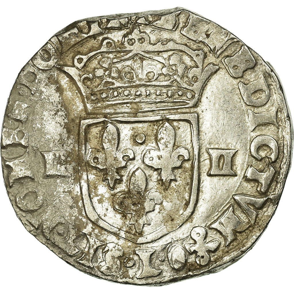 Moeda, França, Louis XIII, 1/4 Écu à la croix, 1/4 Ecu, 1622, Bayonne