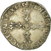 Munten, Frankrijk, Henri IV, 1/4 Ecu, 1603, Nantes, ZF, Zilver, Sombart:4686