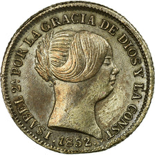 Coin, Spain, Isabel II, Real, 1852, Sevilla, AU(50-53), Silver, KM:598.3