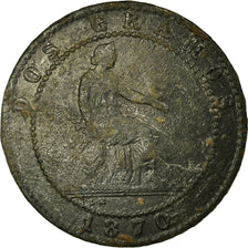 Coin, Spain, Provisional Government, 2 Centimos, 1870, Barcelona, VF(30-35)