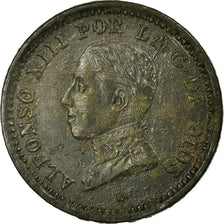 Coin, Spain, Alfonso XIII, 2 Centimos, 1912, Madrid, EF(40-45), Copper, KM:732