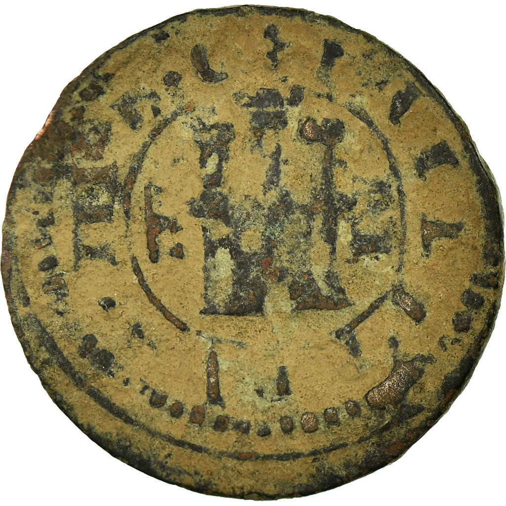 Monnaie, Espagne, Philip III, 2 Maravedis, 1619, Segovia, TB, Bronze, KM:3.7