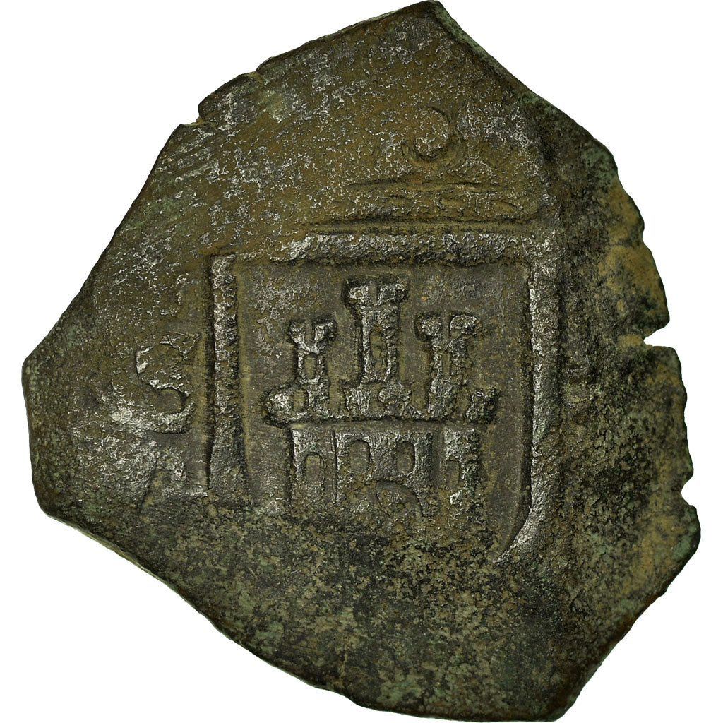 Coin, Spain, Philip IV, 8 Maravedis, Sevilla, VF(30-35), Copper
