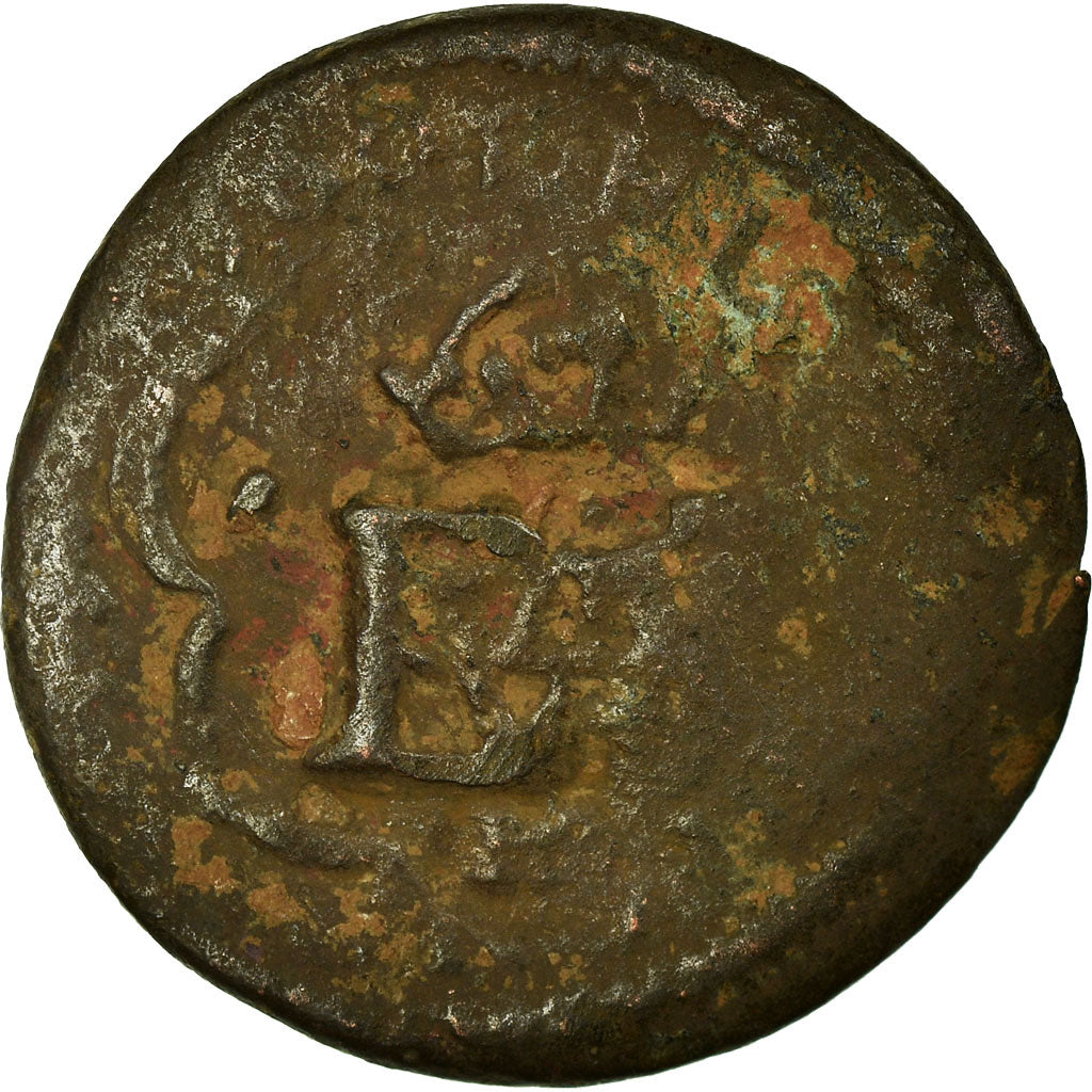 Coin, Spain, Philip IV, 2 Maravedis, 1659, VF(20-25), Copper
