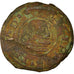 Coin, Spain, Philip IV, 16 Maravedis, 1663, Burgos, VF(20-25), Copper, KM:172.1