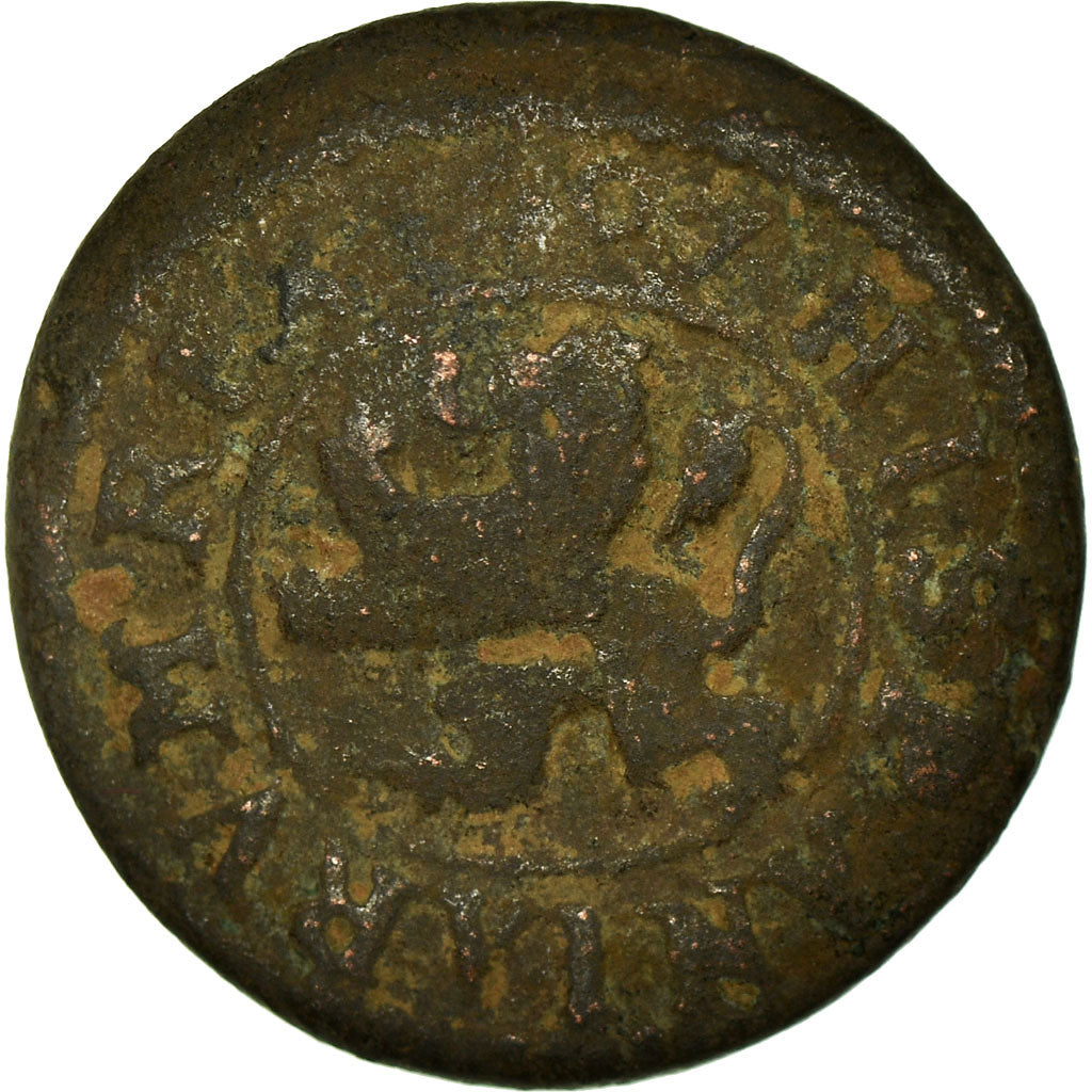 Münze, Spanien, Philip III, 2 Maravedis, 1607, Segovia, S+, Bronze, KM:3.7