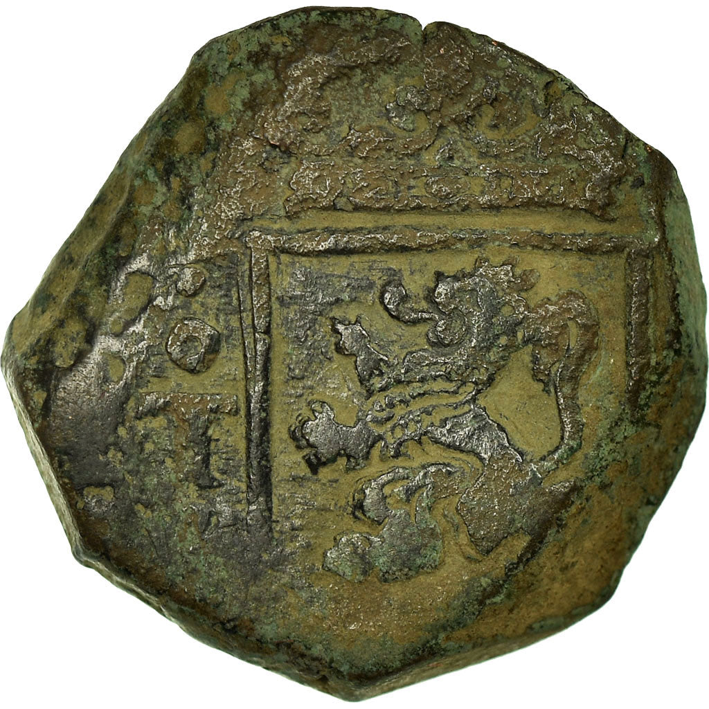 Coin, Spain, Philip IV, 8 Maravedis, Toledo, VF(30-35), Copper