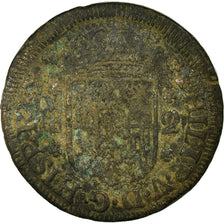 Coin, Spain, Philip V, 2 Maravedis, 1744, Segovia, VF(20-25), Copper, KM:366