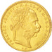 Hongrie, Franz Joseph I, 8 Forint 20 Francs, 1881, Kormoczbanya, Or, KM:467
