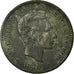 Moeda, Espanha, Alfonso XII, 5 Centimos, 1878, Barcelona, VF(30-35), Bronze