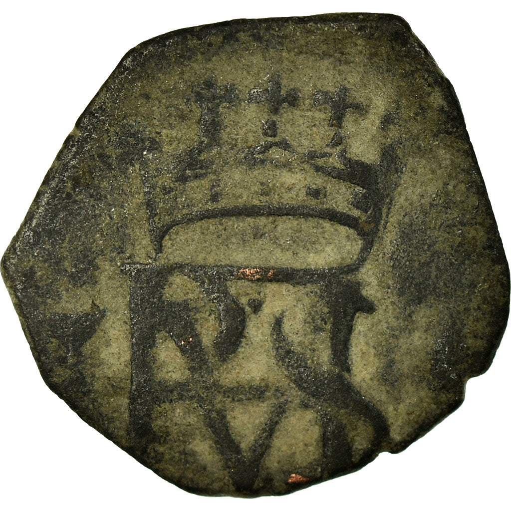 Coin, Spain, Philip II, Blanca, Cuenca, VF(30-35), Billon