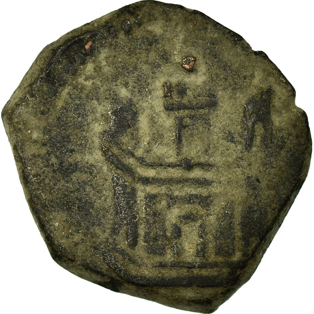 Coin, Spain, Philip II, Blanca, Cuenca, VF(30-35), Billon