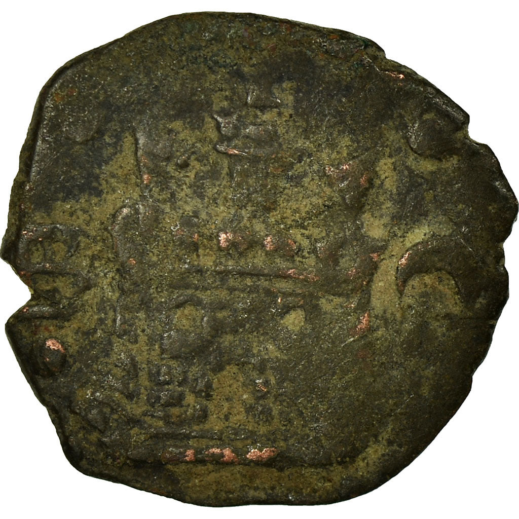 Coin, Spain, Philip II, Blanca, Burgos, VF(20-25), Billon