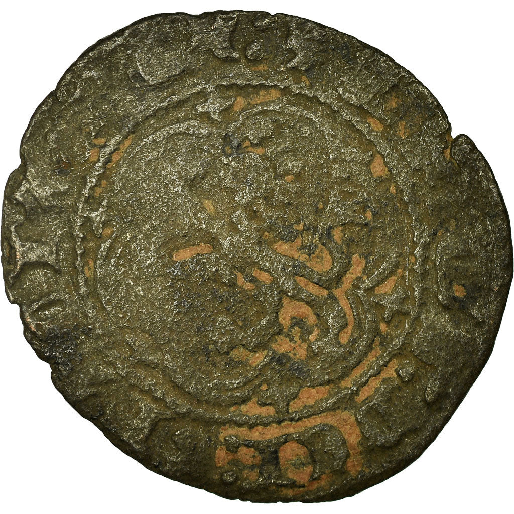 Coin, Spain, Castille and Leon, Enrique III, Blanca, Cuenca, VF(20-25), Billon