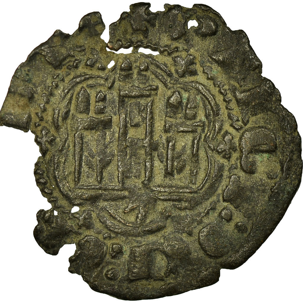 Moneda, España, Castille and Leon, Enrique III, Blanca, Toledo, BC+, Vellón