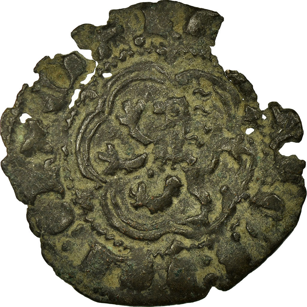 Moneda, España, Castille and Leon, Enrique III, Blanca, Toledo, BC+, Vellón