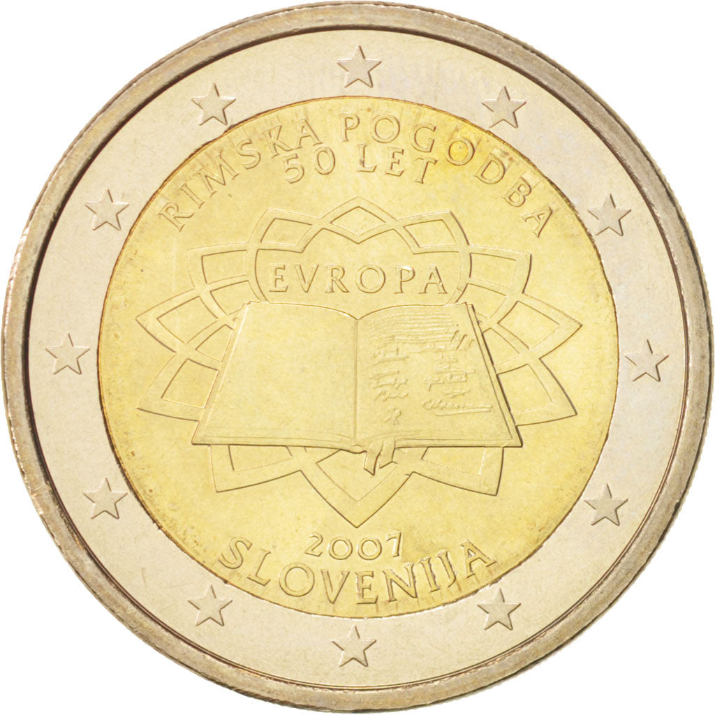 Slovenia, 2 Euro, 2007, Bi-Metallic, KM:106