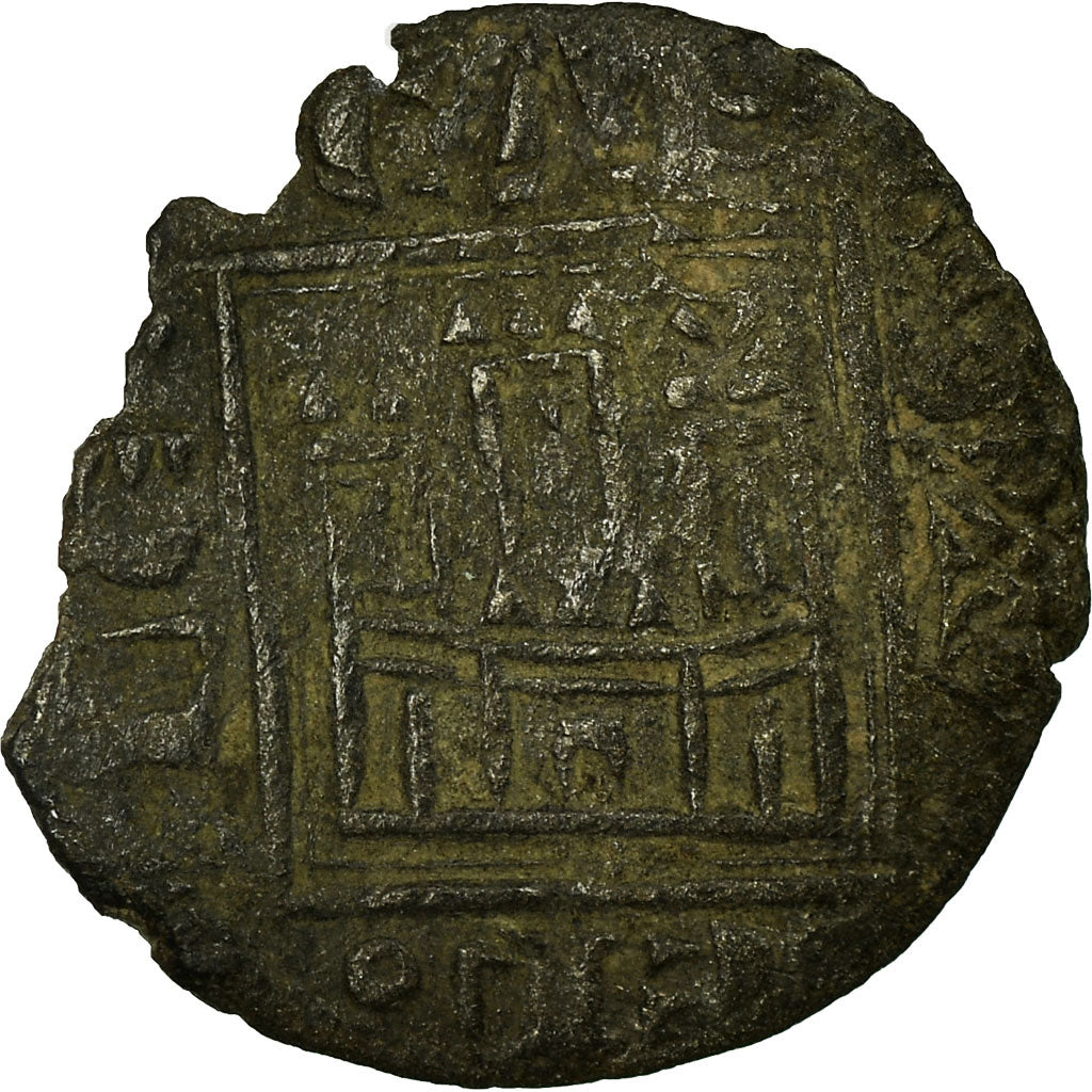 Coin, Spain, Castille and Leon, Alfonso X, Obol, VF(30-35), Billon
