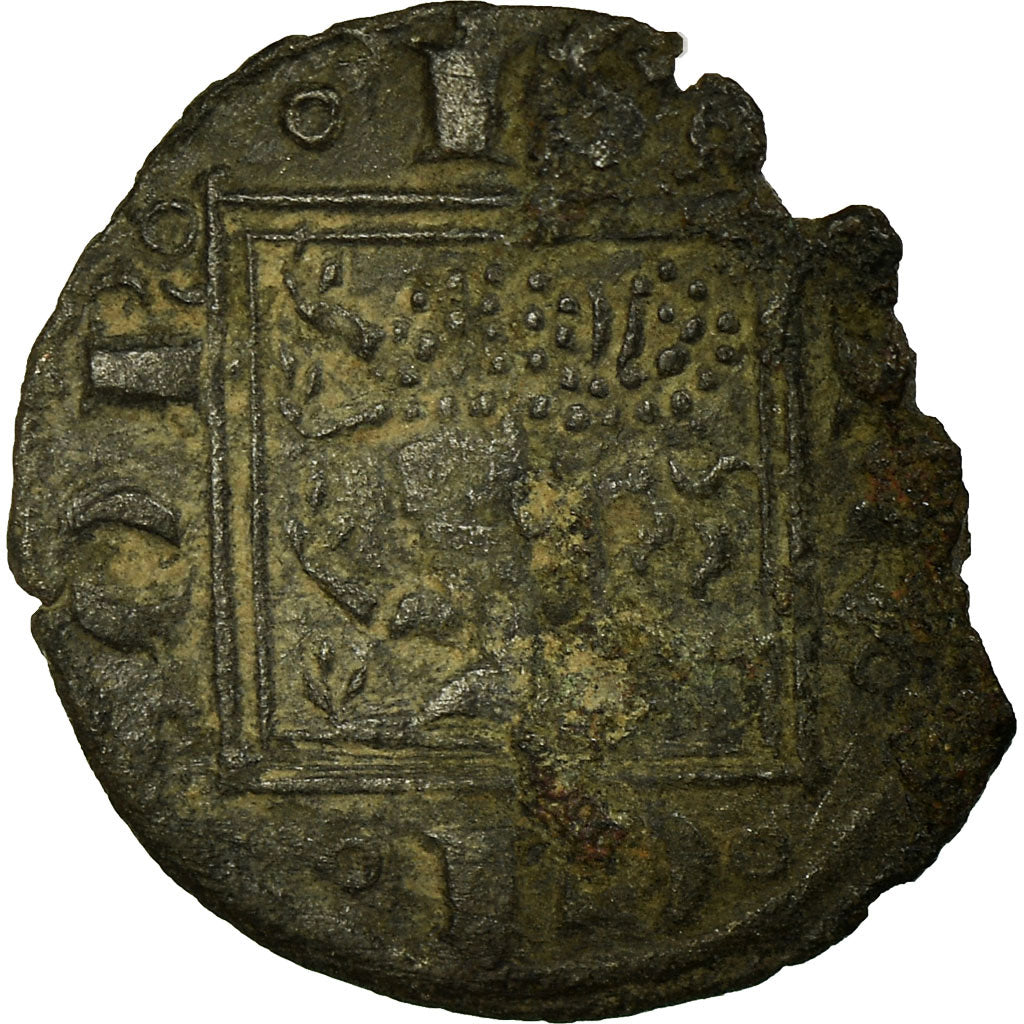 Coin, Spain, Castille and Leon, Alfonso X, Obol, VF(30-35), Billon
