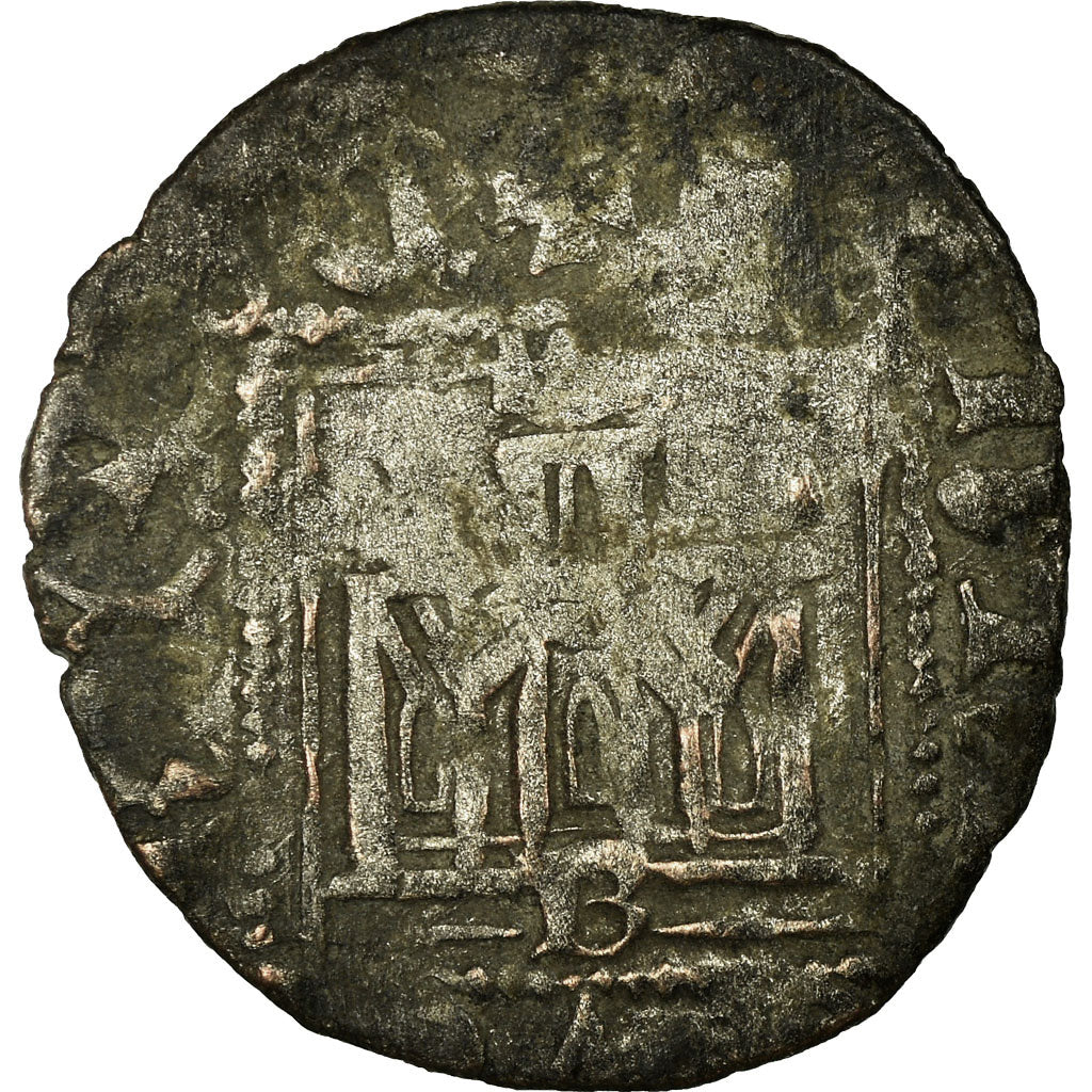 Münze, Spanien, Castille and Leon, Enrique II, Denier, Burgos, S+, Billon