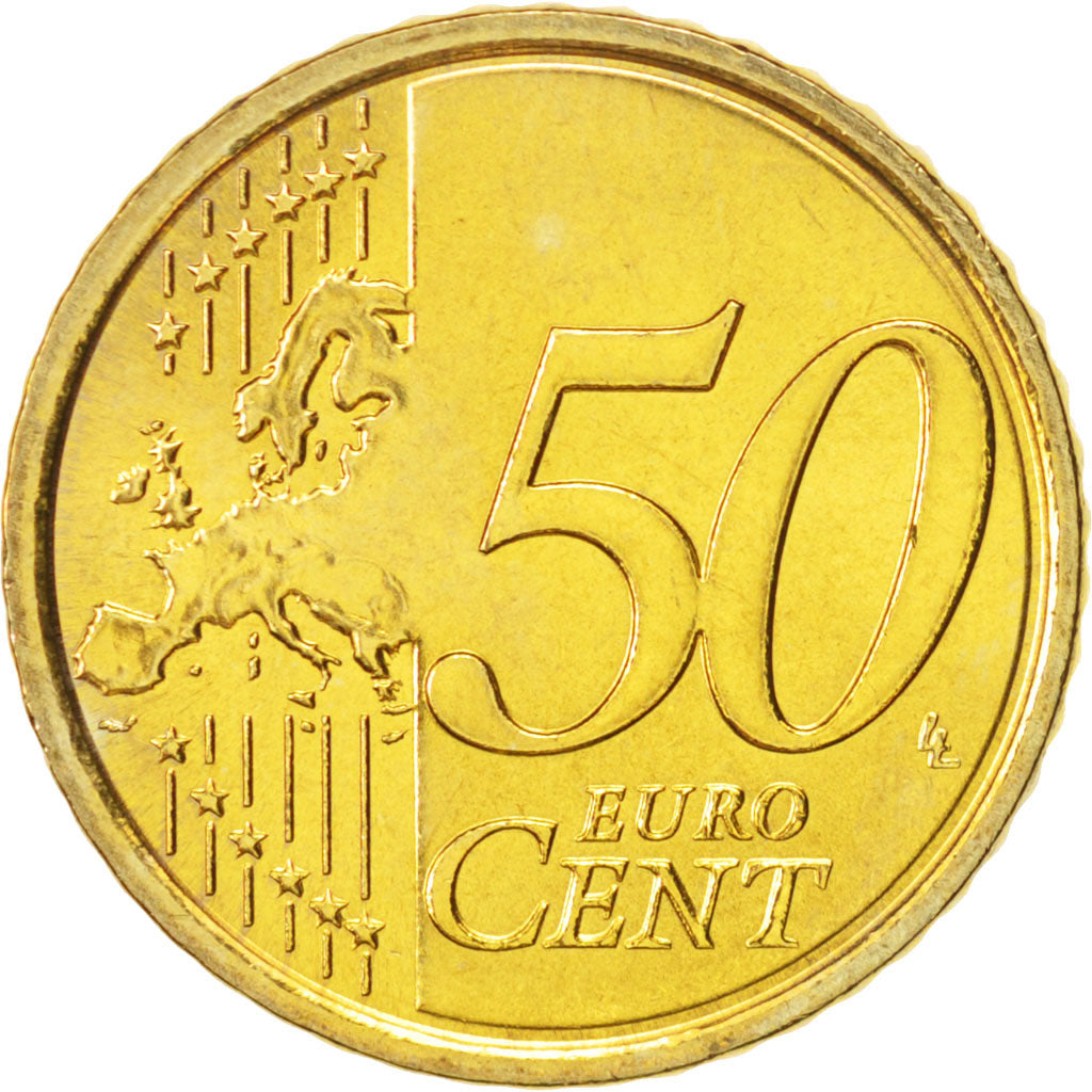 Coin, VATICAN CITY, Benedict XVI, 50 Euro Cent, 2010, Rome, MS(65-70), Brass