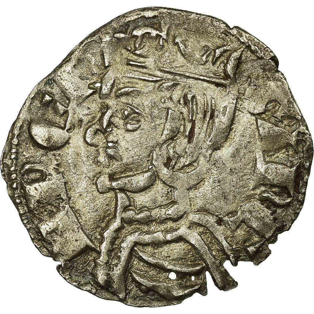 Coin, Spain, Castille and Leon, Sancho IV, Cornado, Murcia, EF(40-45), Billon