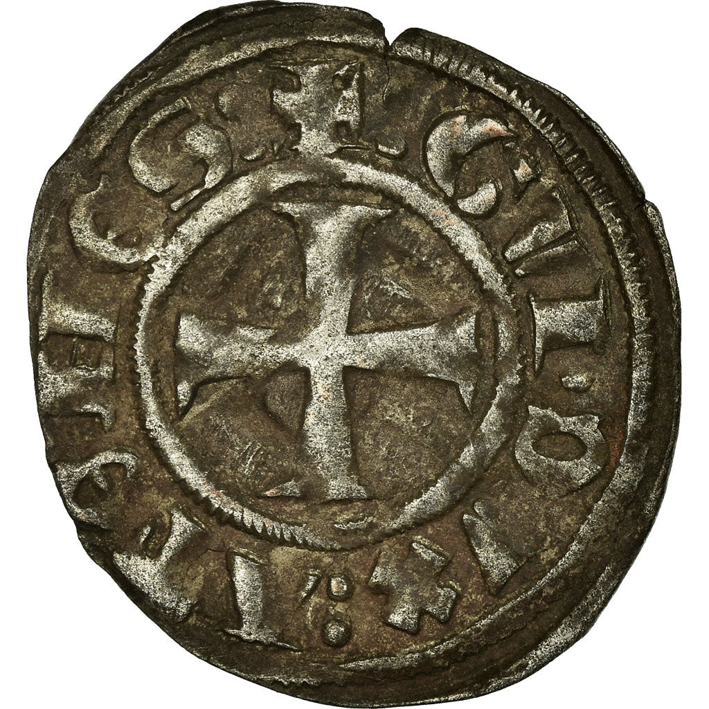 Coin, Greece, Gui II de la Roche, Denier, 1287-1308, Thebes, EF(40-45), Billon