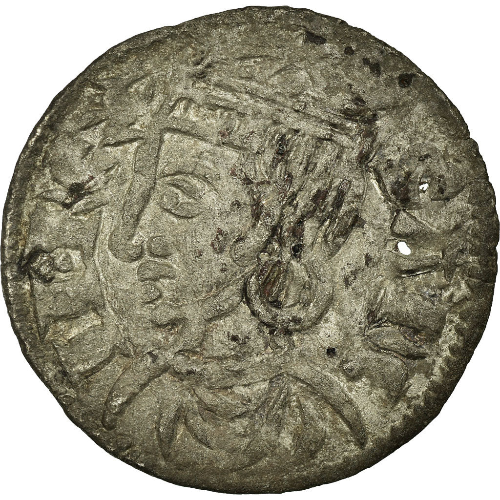 Coin, Spain, Castille and Leon, Sancho IV, Cornado, Burgos, EF(40-45), Billon