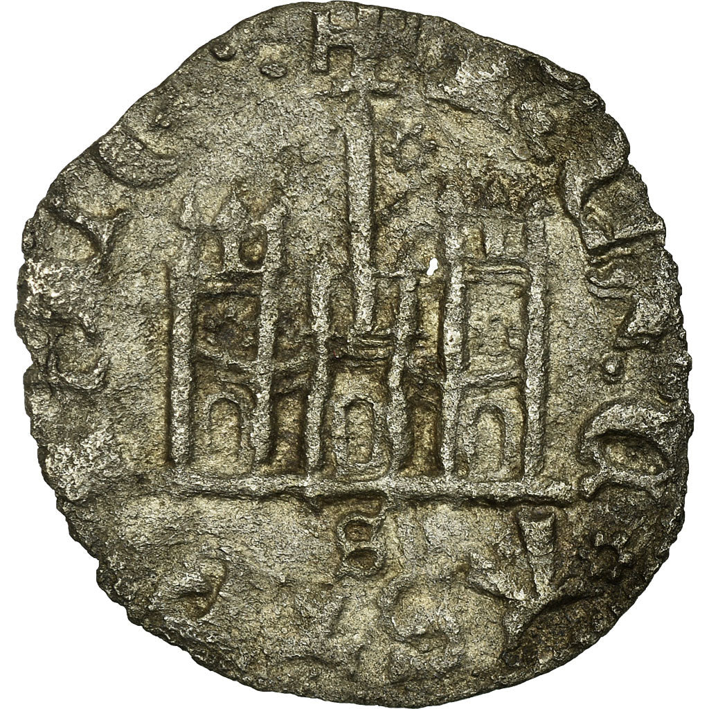 Moneda, España, Castille and Leon, Juan I, Cornado, Sevilla, MBC, Vellón