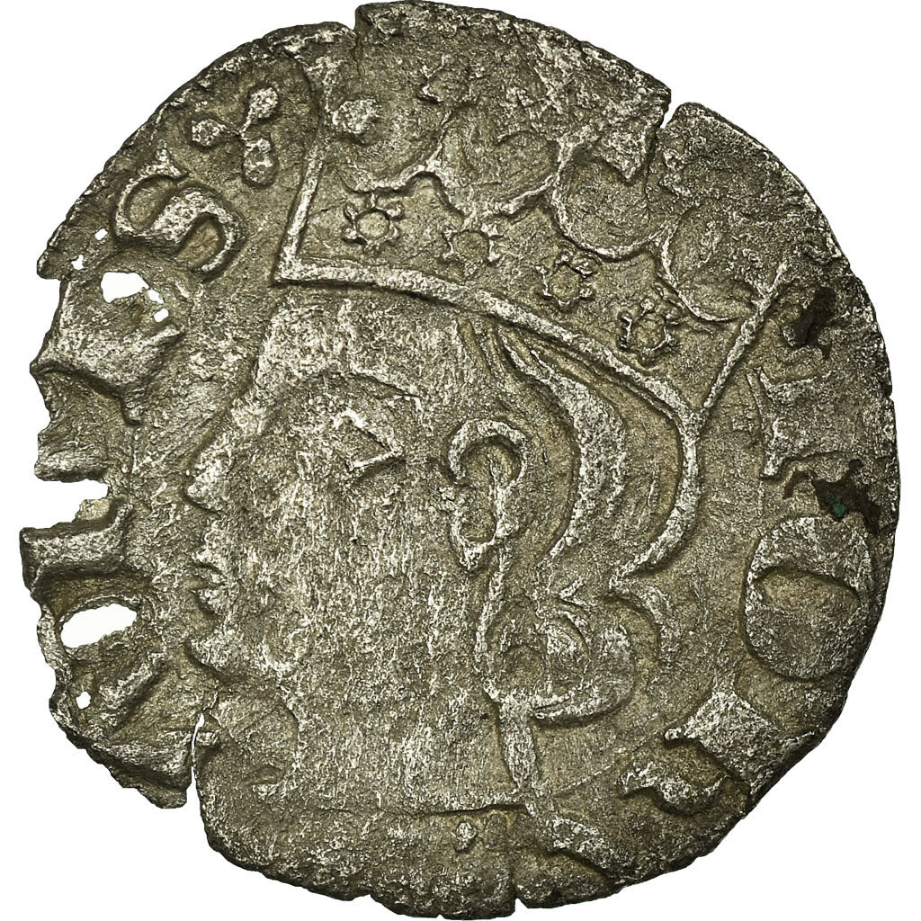 Coin, Spain, Castille and Leon, Juan I, Cornado, Sevilla, VF(30-35), Billon