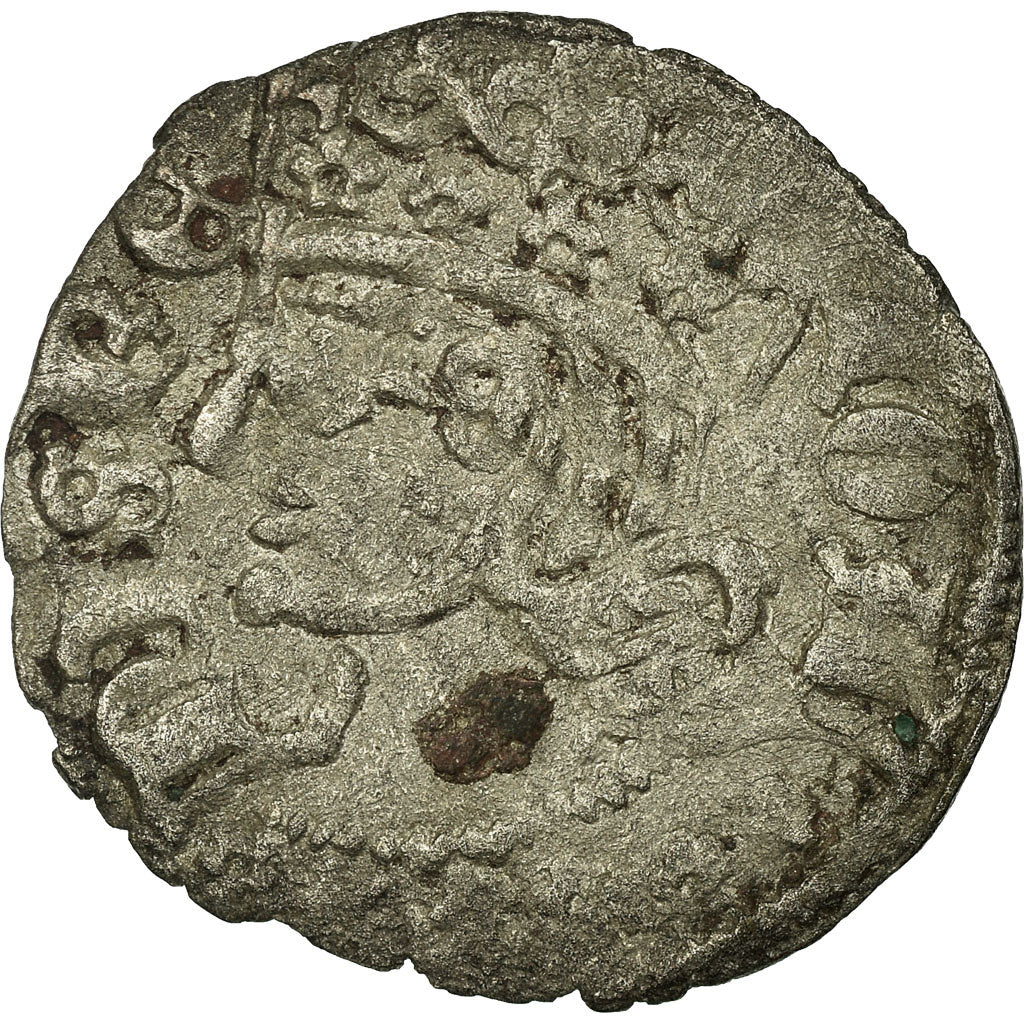 Coin, Spain, Castille and Leon, Juan I, Cornado, Sevilla, VF(30-35), Billon