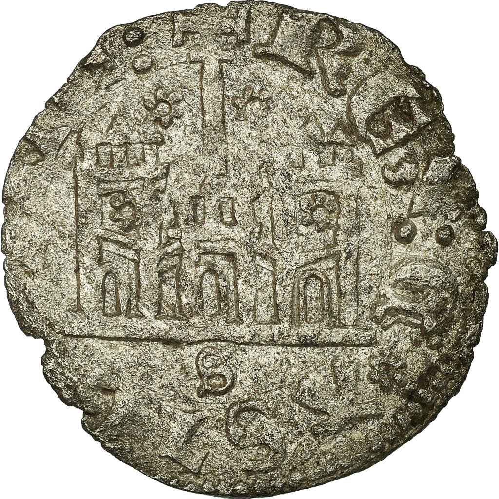 Coin, Spain, Castille and Leon, Juan I, Cornado, Sevilla, EF(40-45), Billon