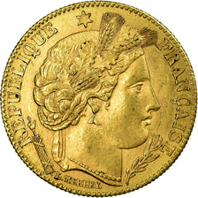 Moeda, França, Cérès, 10 Francs, 1899, Paris, AU(50-53), Dourado, KM:830