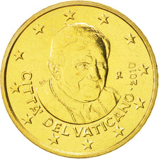 Coin, VATICAN CITY, Benedict XVI, 50 Euro Cent, 2010, Rome, MS(63), Brass