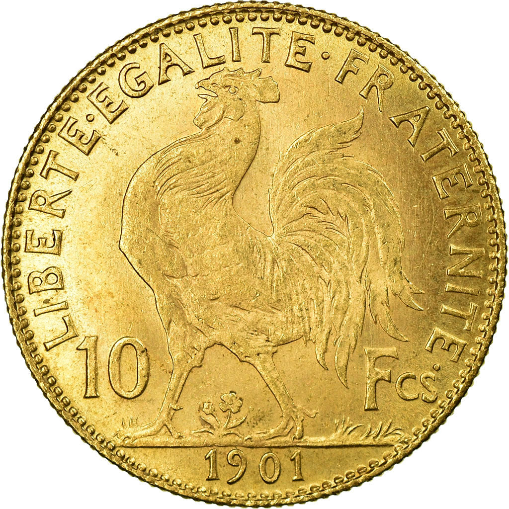 Monnaie, France, Marianne, 10 Francs, 1901, Paris, TTB, Or, Gadoury:1017, KM:846