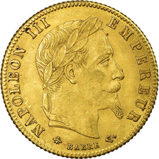 Coin, France, Napoleon III, Napoléon III, 5 Francs, 1868, Paris, AU(55-58)