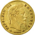 Moneda, Francia, Napoleon III, Napoléon III, 5 Francs, 1864, Strasbourg, BC+