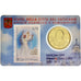 VATICAN CITY, 50 Euro Cent, 2011, Brass, Coin Card, KM:387