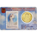VATICAN CITY, 50 Euro Cent, 2011, Brass, Coin Card, KM:387