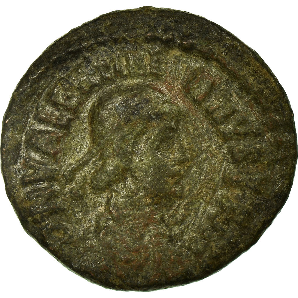 Moneta, Valentinian II, Nummus, AD 383-384, Siscia, BB, Rame, RIC:39