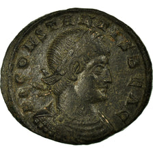 Coin, Constans, Follis, 334-335, Siscia, AU(50-53), Copper, RIC:238